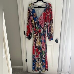 Eloquii Floral Wrap dress